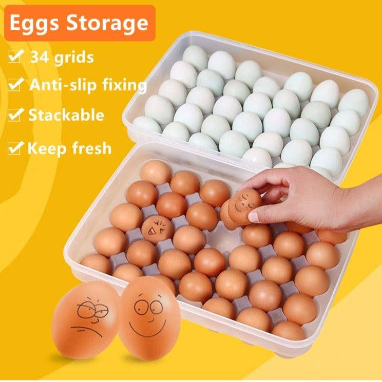 Lisslune | Japanese-Style Plastic Duck Egg Storage Box