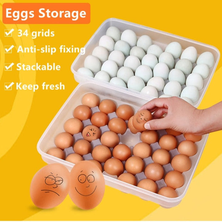 Lisslune | Japanese-Style Plastic Duck Egg Storage Box