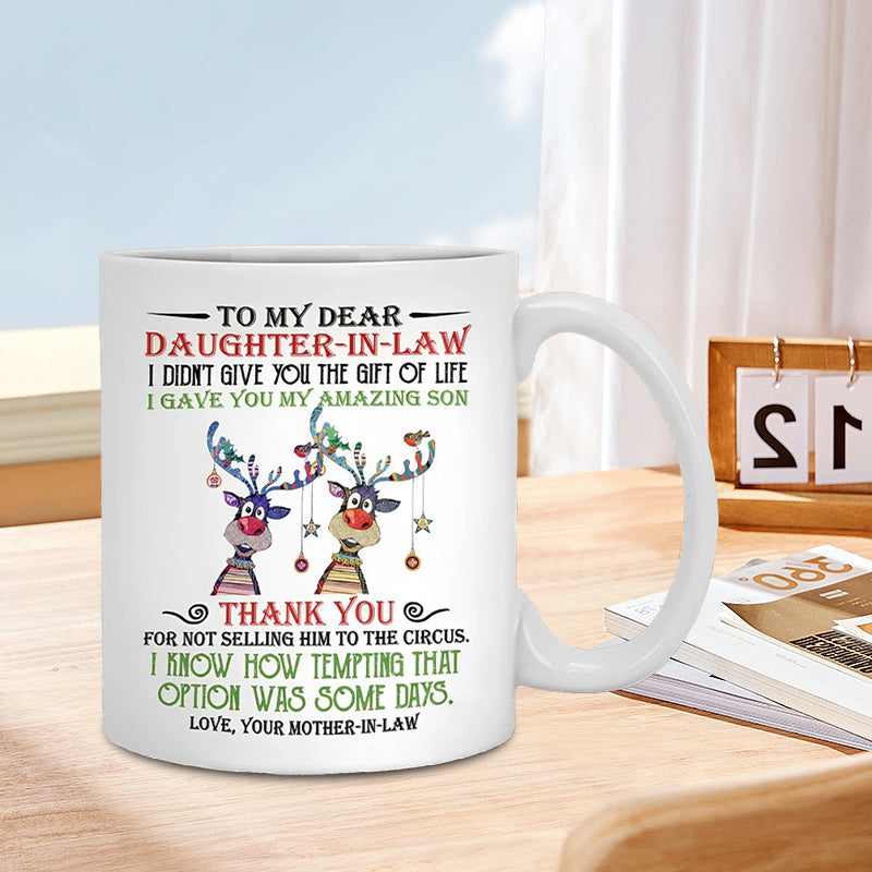 Lisslune | I have given you my amazing son - Best gift for daughter-in-law mugs