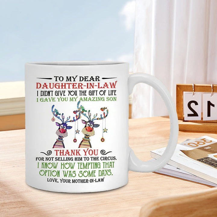 Lisslune | I have given you my amazing son - Best gift for daughter-in-law mugs