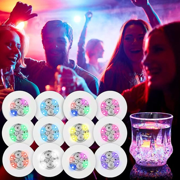 Lisslune | LED glowing bottle stickers and coasters