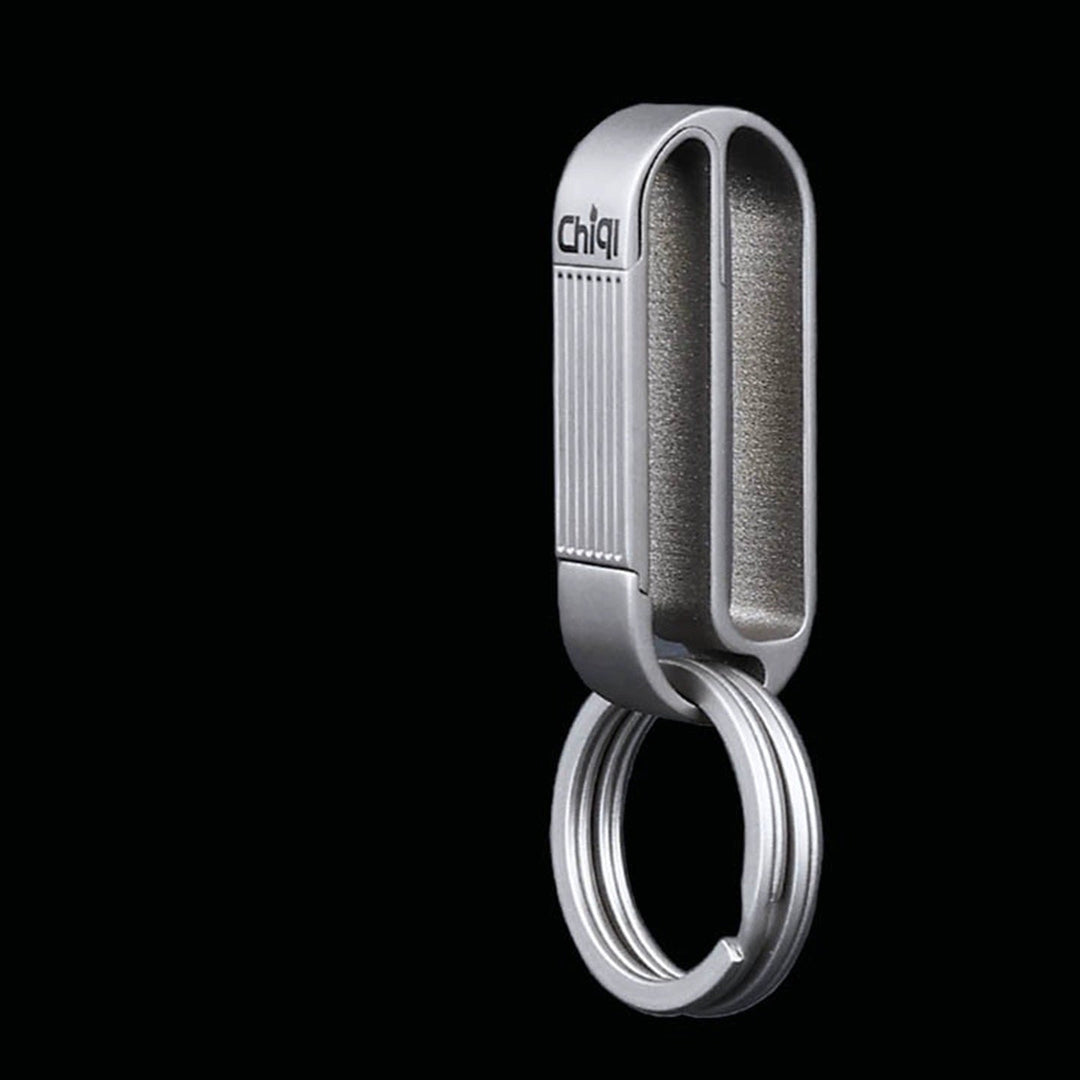 Lisslune | Titanium Alloy Men's Belt Buckle Keychain - Durable, Stylish, Non-Fading Lock