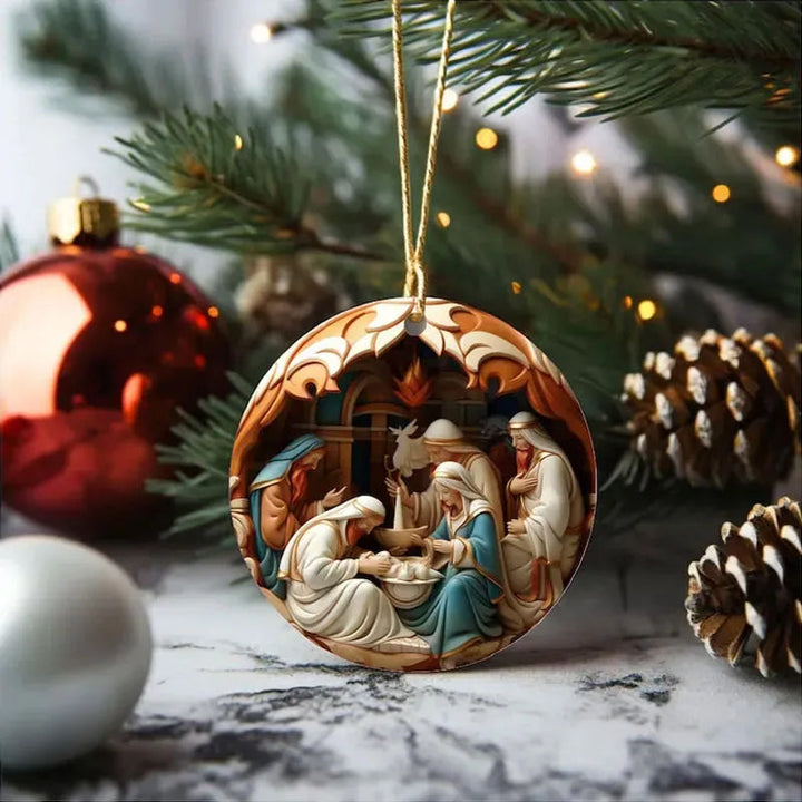 Lisslune | Crib Christmas Ornament