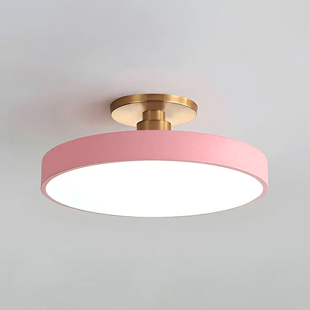 Lisslune | Modern LED Semi Flush Mount Ceiling Light | Energy-Saving. Durable Design for Hallway. Dining Room & Living Room