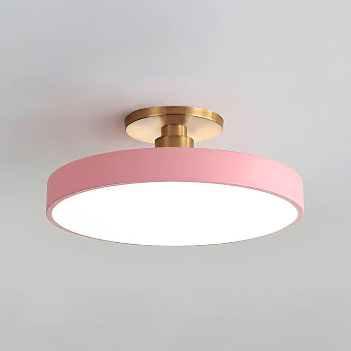 Lisslune | Modern LED Semi Flush Mount Ceiling Light | Energy-Saving. Durable Design for Hallway. Dining Room & Living Room