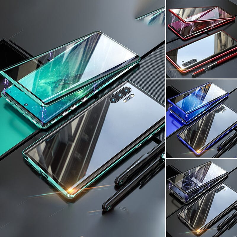 Lisslune | Magnetic tempered glass double-sided phone case for Samsung