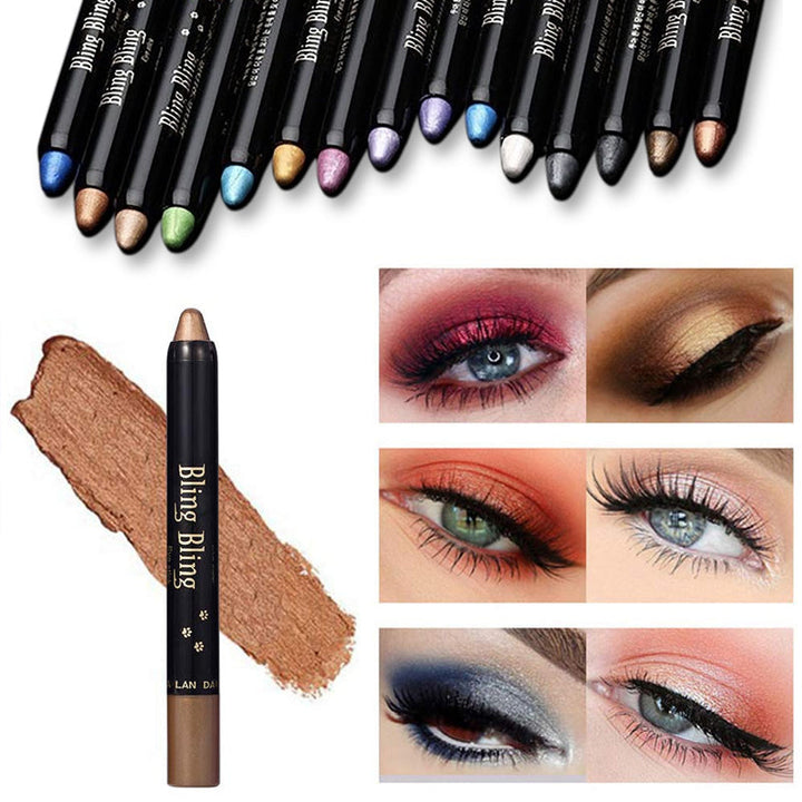 Lisslune | Waterproof Glitter Eyeshadow Eyeliner Pencil