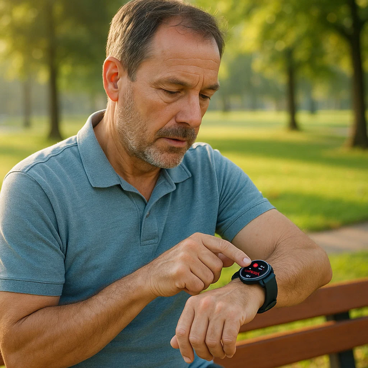 Lisslune | CardioSense – Medical ECG Smartwatch with Osram Sensor & 24/7 Health Monitoring