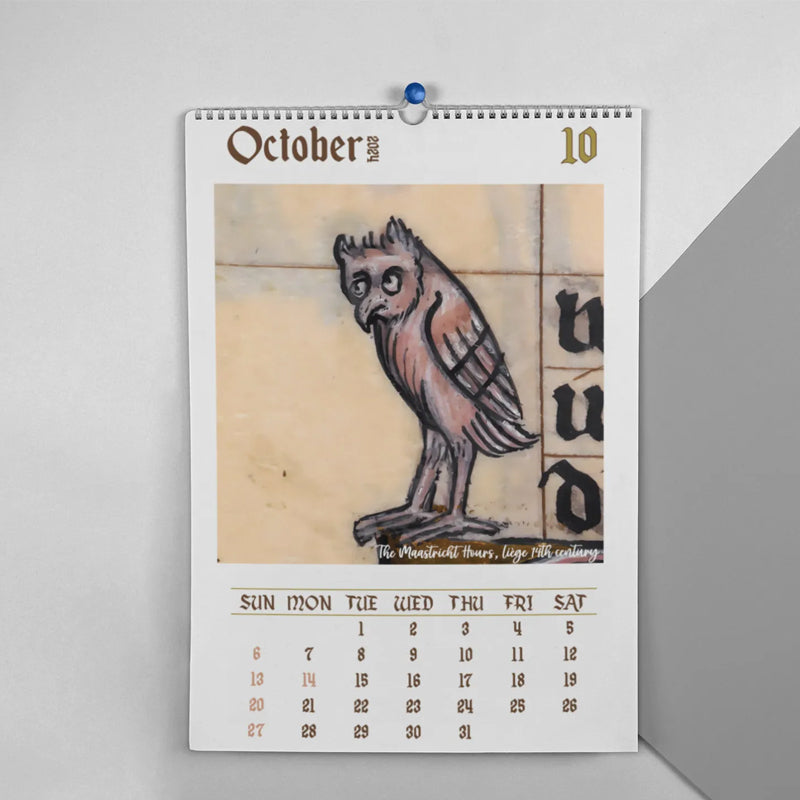 Lisslune | Medieval Owl Calendar