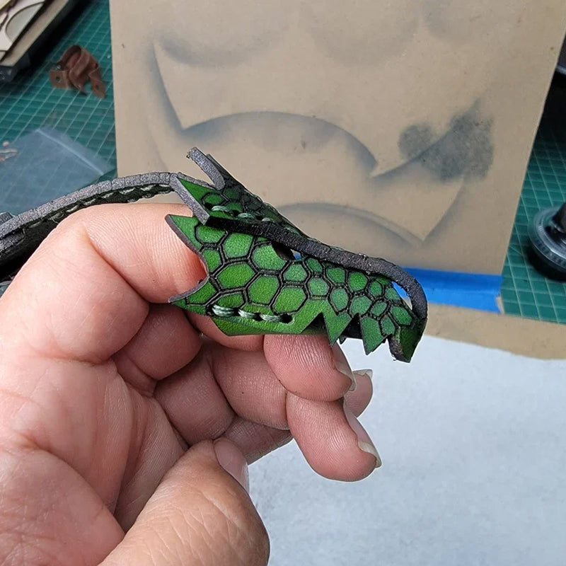 Lisslune | Leather Hand Dragon Bracelet