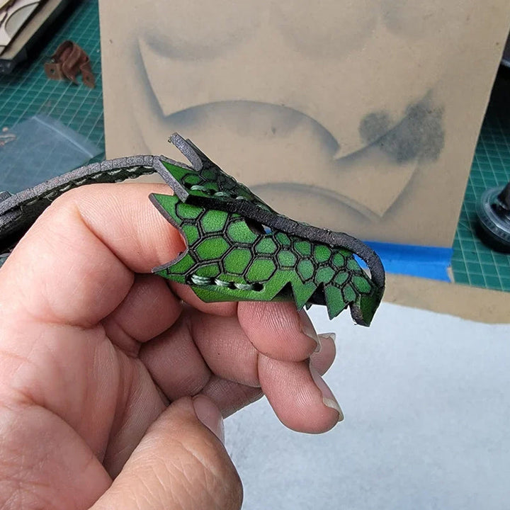 Lisslune | Leather Hand Dragon Bracelet