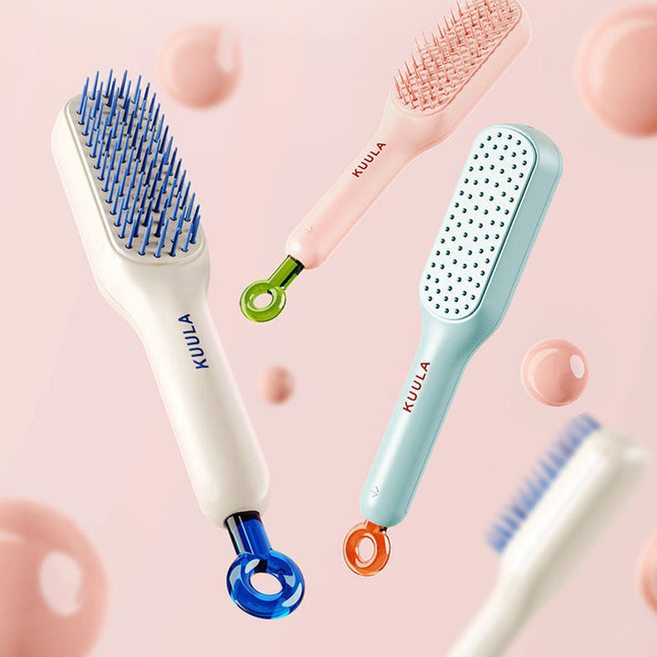 Lisslune | Self-cleaning anti-static massage comb