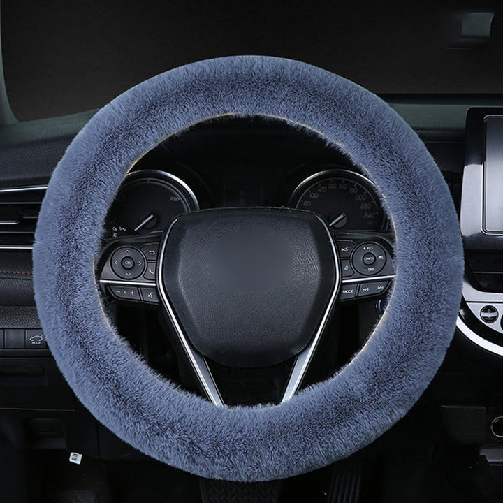 Lisslune | Universal Plush Steering Wheel Cover