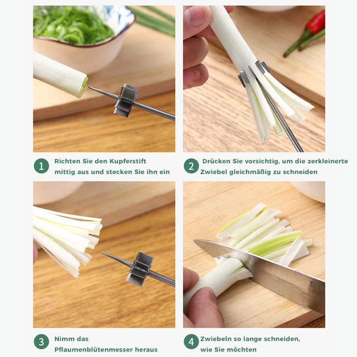 Lisslune | Stainless Steel Plum Blossom Onion Cutter