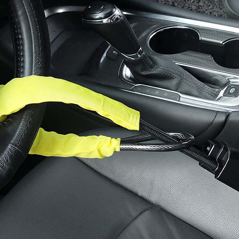 Lisslune | Unbeatable Steering Wheel Lock - Highest Theft Protection