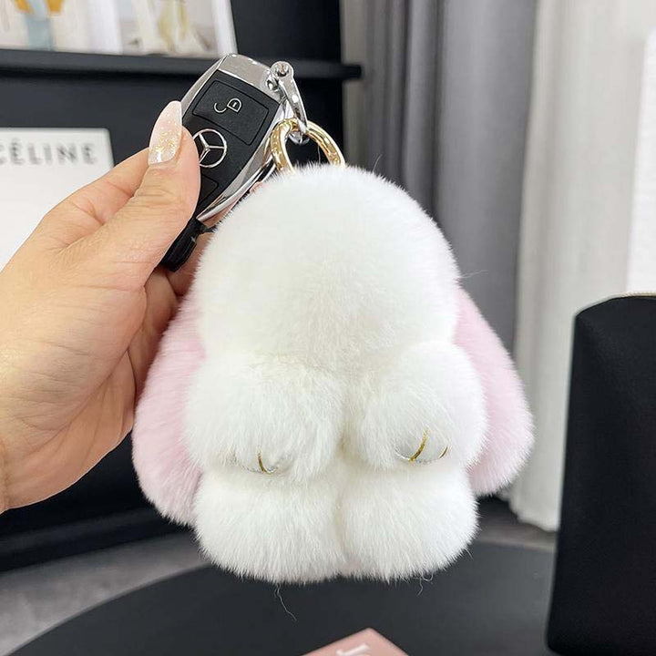 Lisslune | Handmade Soft Bunny PomPom Keychains (Boxed Edition)