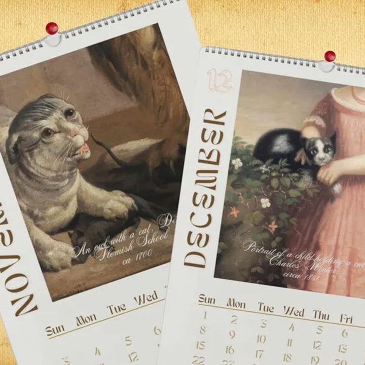 Lisslune | 2024 Wall Calendar, Funny Art Novelty Gift