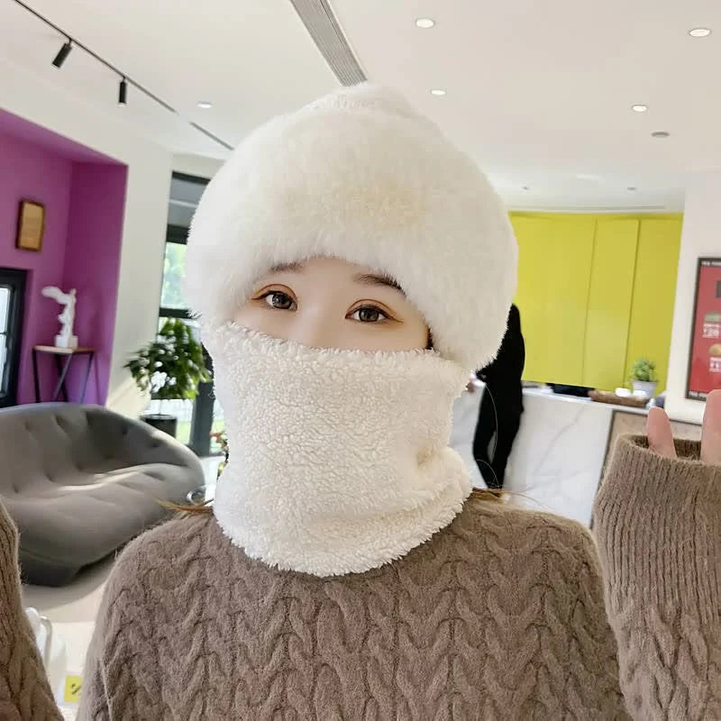 Lisslune | Mask scarf unique piece hat