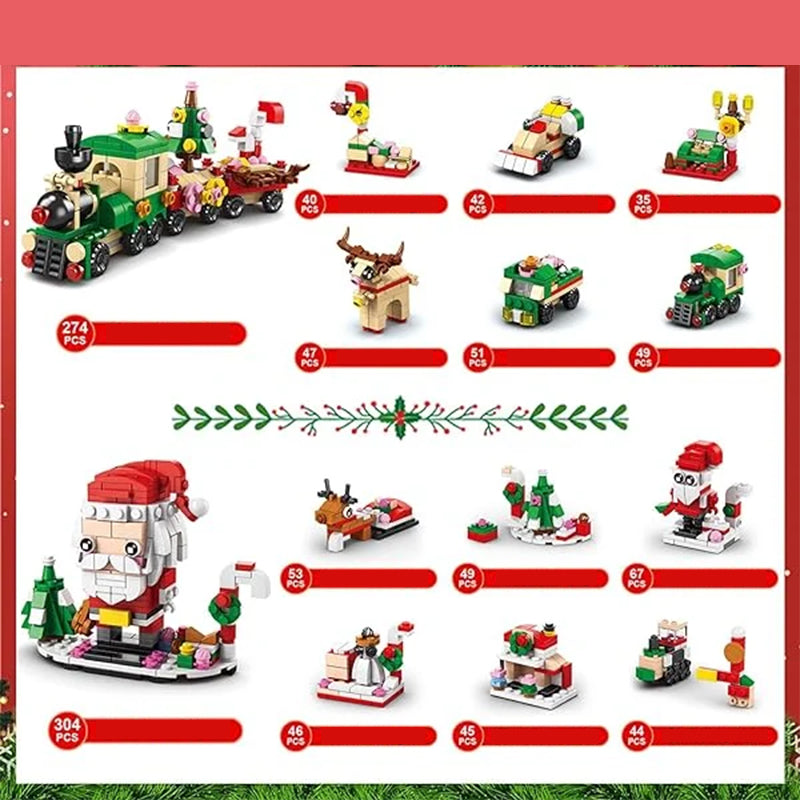 Lisslune | Christmas Advent Calendar Surprise Block Set