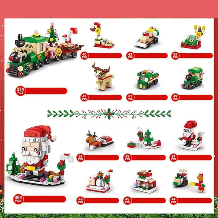 Lisslune | Christmas Advent Calendar Surprise Block Set