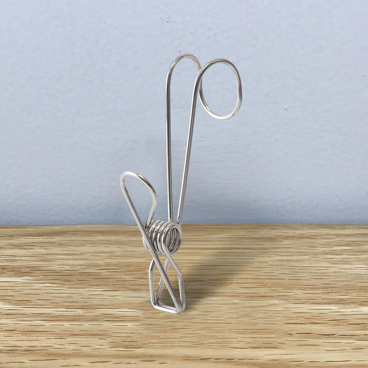 Lisslune | Stainless steel hook wire clip (10 pieces)
