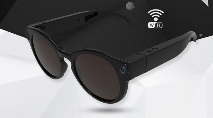 Lisslune | HD 1080P Smart WiFi Sports Glasses With 155¬∞ Large Wide Angle Motion Camera, For Hiking, Party, Sports, Driving & More