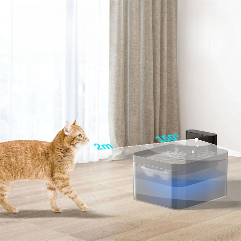 Lisslune | Automatic – Wireless Drinking Fountain for Cats with Sensor