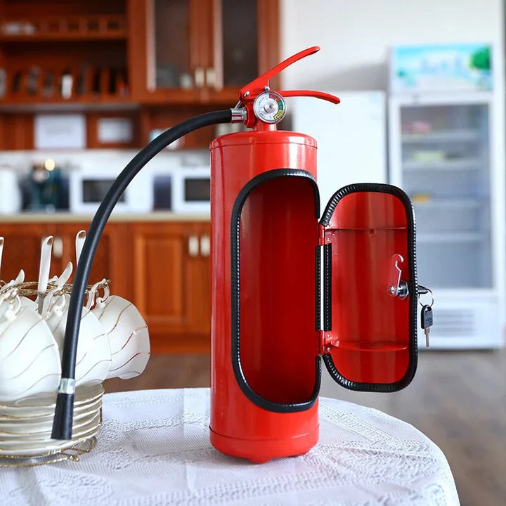 Lisslune | Original Stylish Bottle Holder in Fire Extinguisher Design – Practical and Decorative