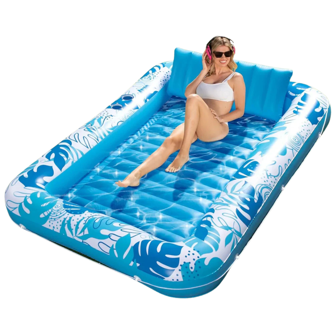 Lisslune | SunLounge Inflatable Sun Pool – Comfortable Lounger for Garden or Balcony