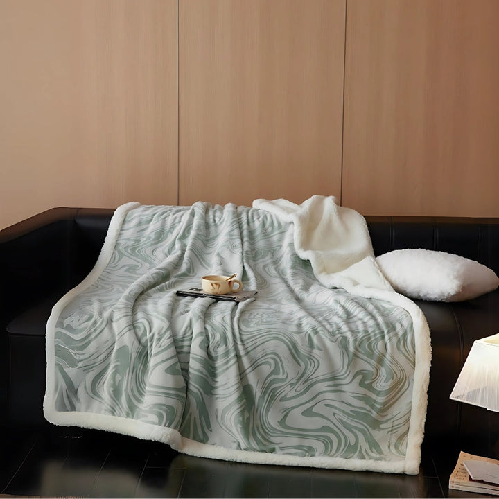 Lisslune | Marble Swirl Snuggle Blanket
