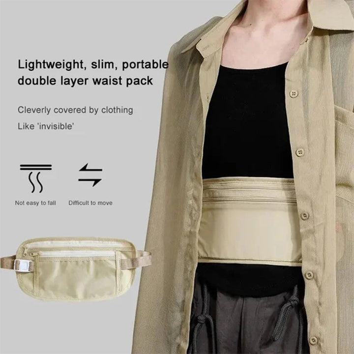 Lisslune | Sport Hip Bag Adjustable with Zipper Pockets