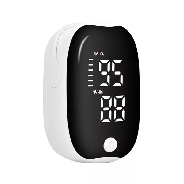 Lisslune | Fingertip Pulse Oximeter | Fast, Accurate Blood Oxygen Monitor with LED Display for Home Health Tracking
