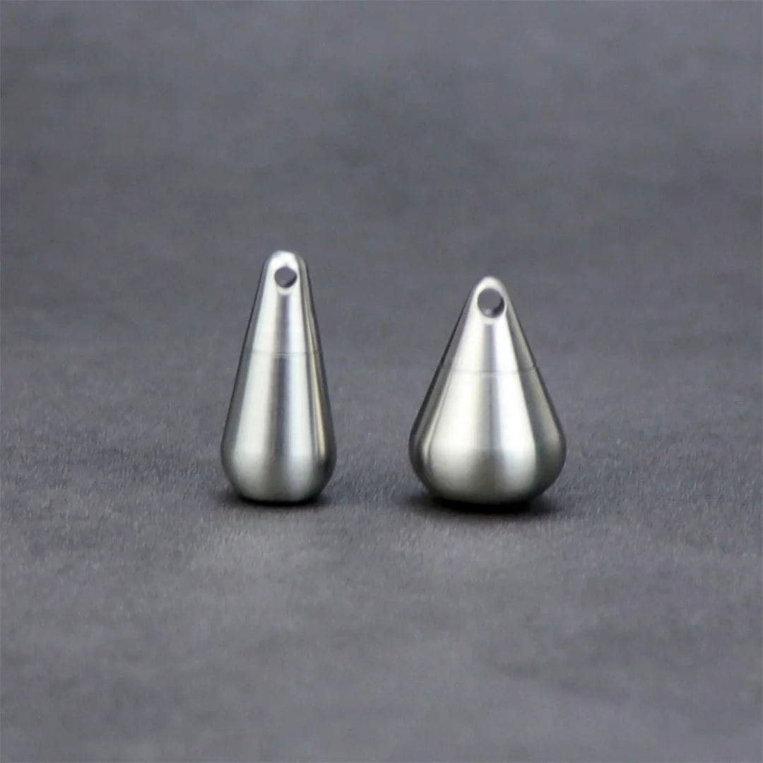 Lisslune | Titanium Droplet Mini Pill Box - Waterproof Travel Case