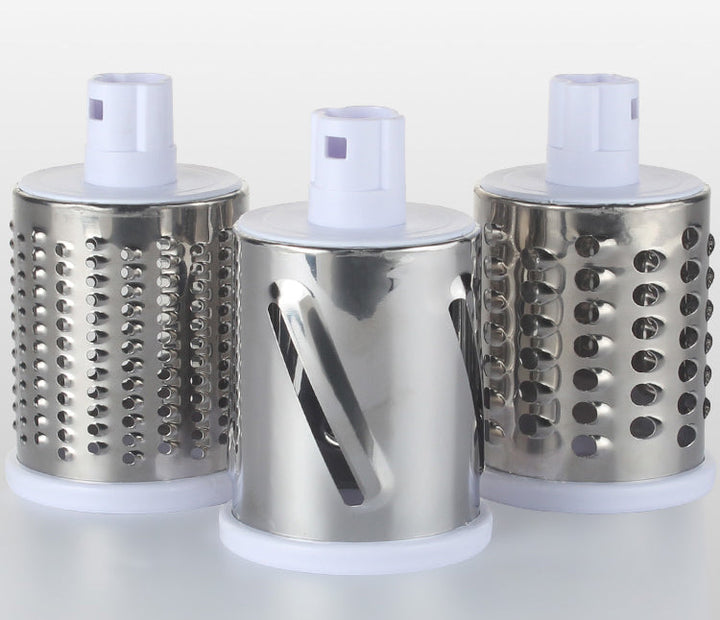 Lisslune | 3-in-1 Multifunctional Stainless Steel Rotary Slicer, For Vegetable, Cheese & More