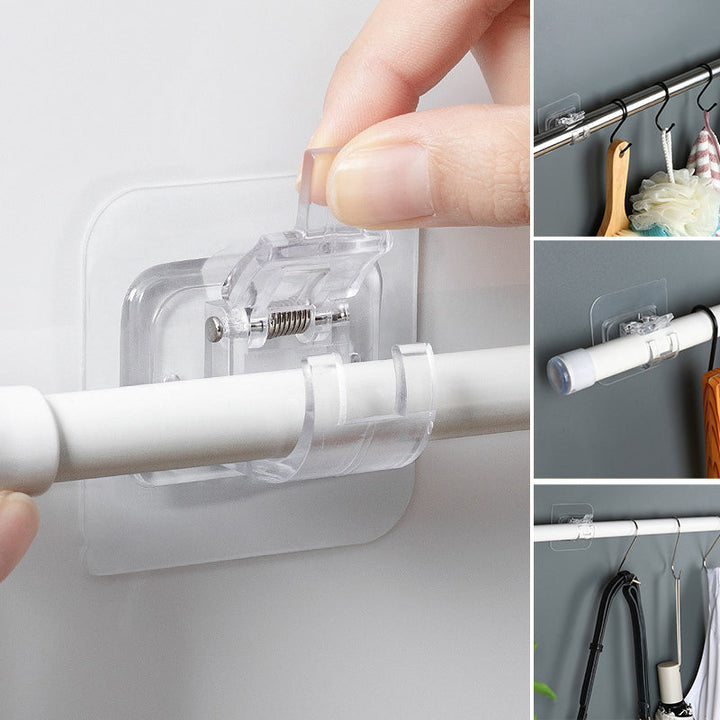 Lisslune | Transparent Hanging Rod Clamp