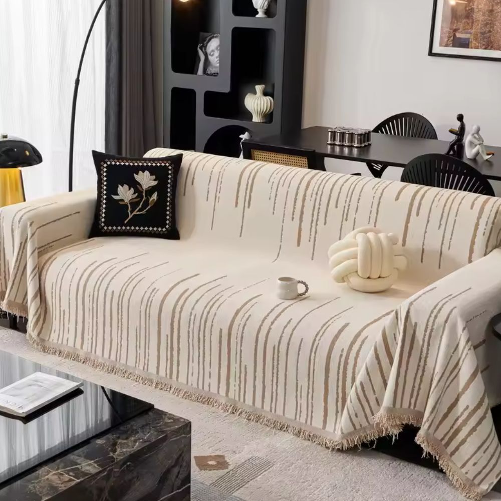 Lisslune | Velour Cascade Sofa Cover