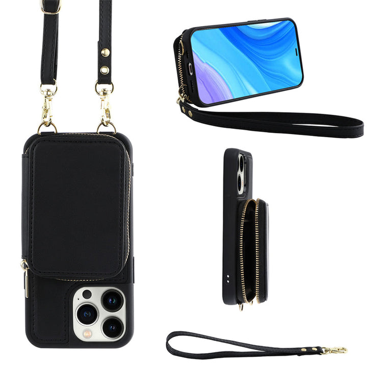 Lisslune | Phone case with wallet & sling, crossbody handbag