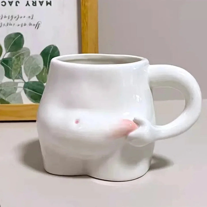 Lisslune | Big Belly Fat Ceramic Coffee Mug