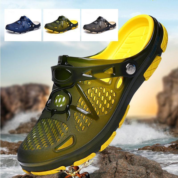 Lisslune | Men's Beach Sandals Breathable Mesh Beach Slippers