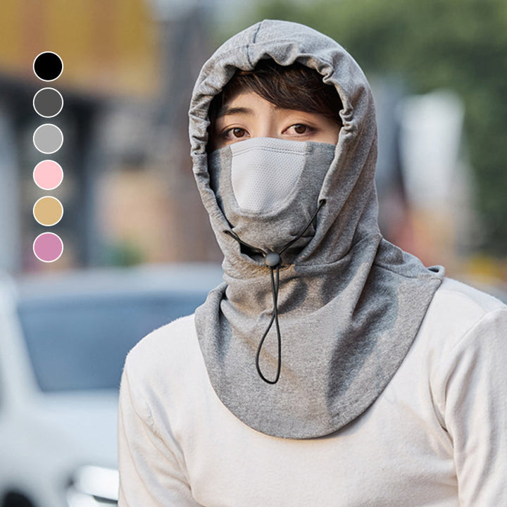 Lisslune | Hooded Face Mask with Neck Warmer for Cycling