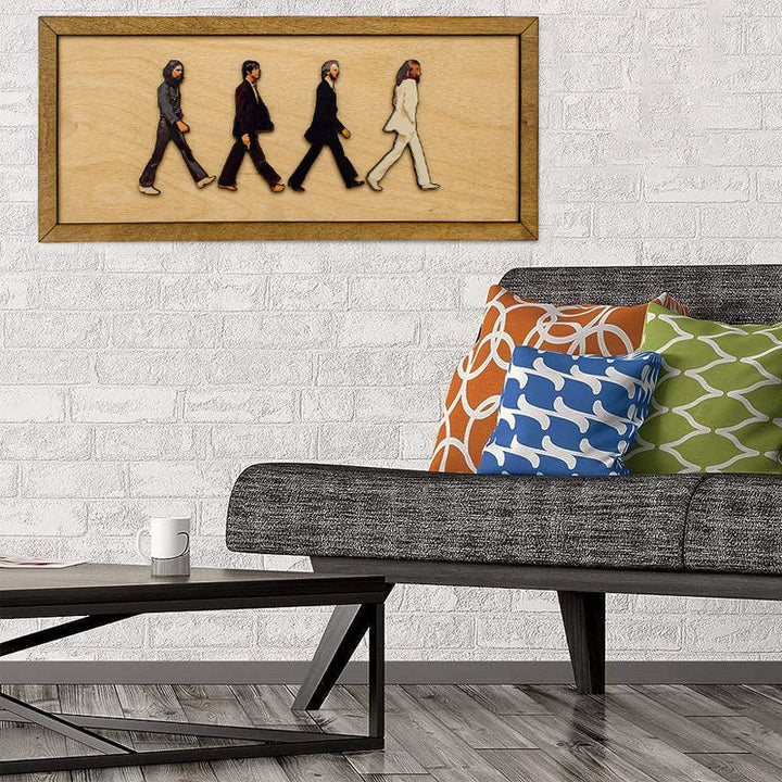 Lisslune | Framed Abbey Road Portrait of the Beatles