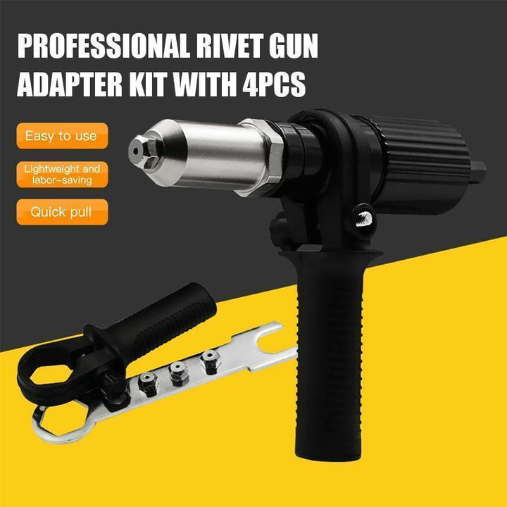 Lisslune | Professional Rivet Gun Adapter Kit 🛠With 4 different Nozzle Pins