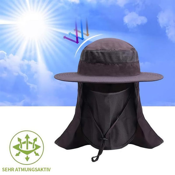 Lisslune | OUTDOOR SUN HAT - (moldable, crushable, foldable, extremely wind-resistant)