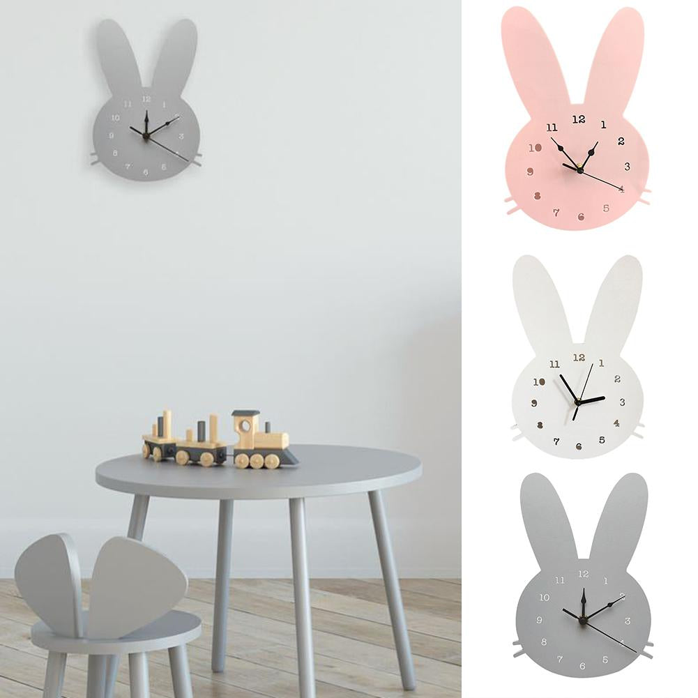 Lisslune | HopTock - Beautiful Rabbit Wall Clock for Playgrounds