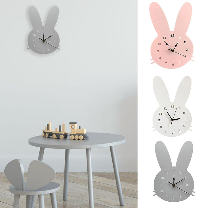 Lisslune | HopTock - Beautiful Rabbit Wall Clock for Playgrounds