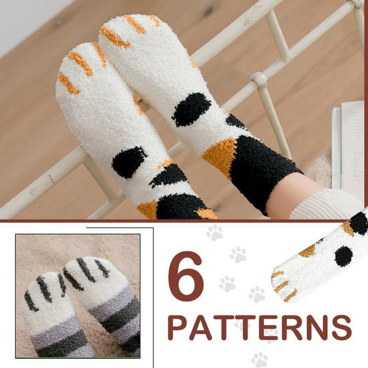 Lisslune | Thick Warm Sweet Cat Paw Floor Socks