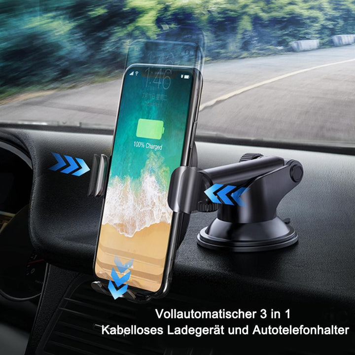 Lisslune | 3 in 1 Wireless Charger and Car Phone Holder