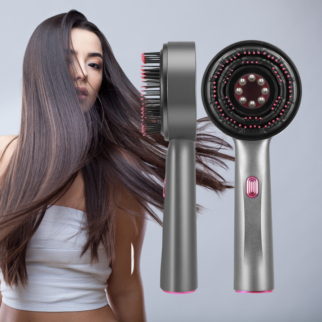 Lisslune | Scalp Massaging Brush with Red Light Therapy | Promotes Hair Growth & Relieves Scalp Tension for Healthier Hair