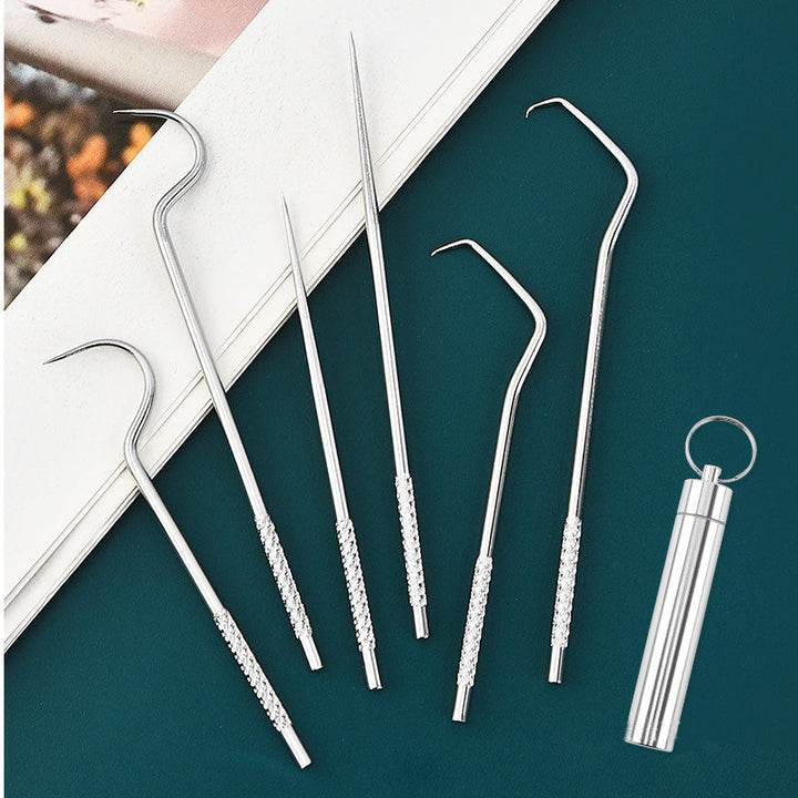 Lisslune | Toothpick Set made of Stainless Steel (7 pieces)