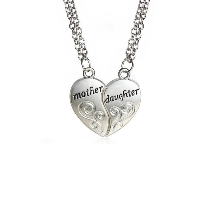 Lisslune | Mother and Daughter Heart Necklace